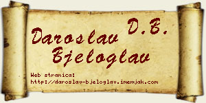 Daroslav Bjeloglav vizit kartica